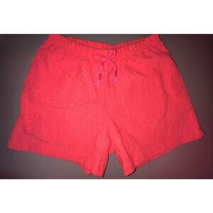 Coral Floral Lace Shorts Girls 8